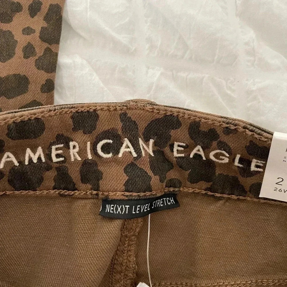 American Eagle leopard high rise jeggings - Picture 8 of 13